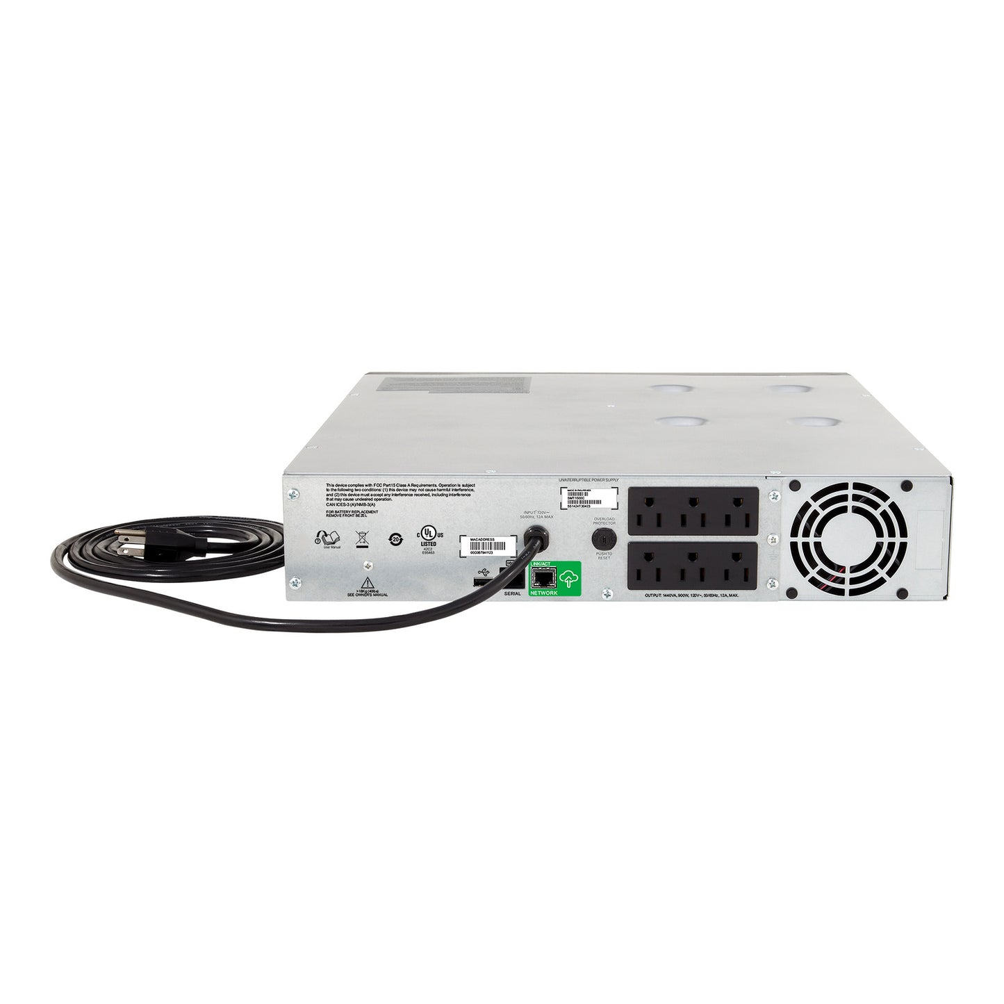 APC Smart-UPS C, Line Interactive, 1440VA, Rackmount 2U, 120V, 6x NEMA 5-15R outlets, SmartConnect port, USB and Serial communication, AVR,Graphic LCD