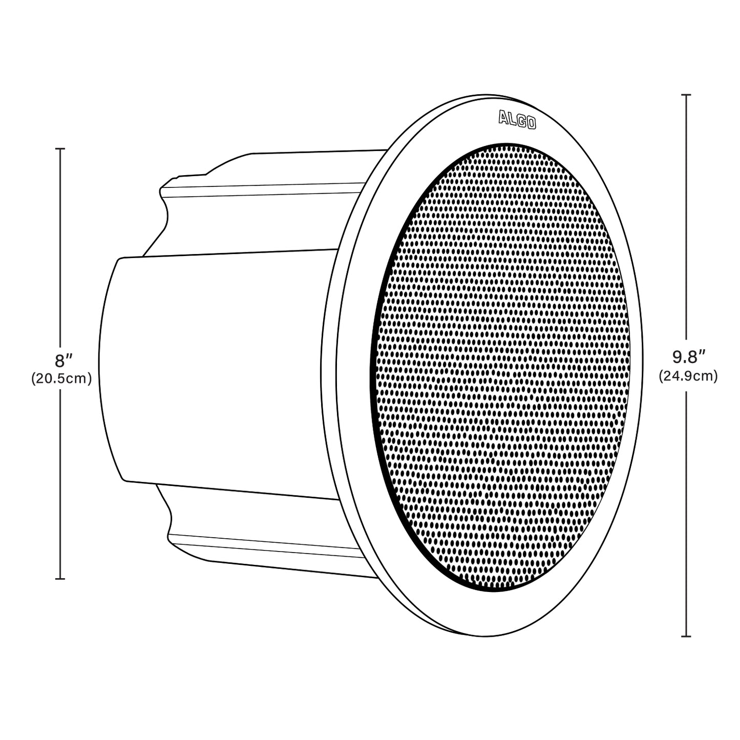 8188-IC INFORMACAST IP CEILING SPEAKER Wideband IP Ceiling Speaker for Voice Paging, Emergency Alerting & Playing Music – PoE (Copy)