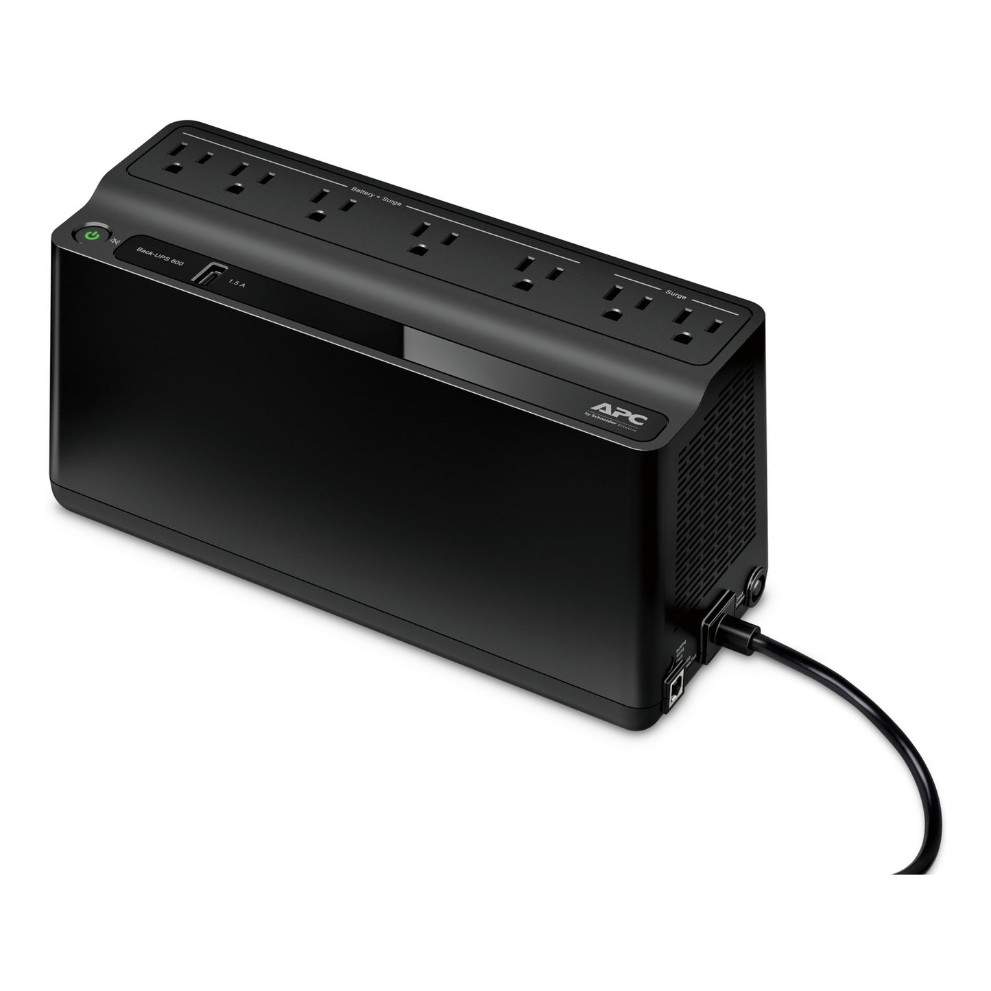APC Back-UPS 450VA, 120V, 6 NEMA outlets (2 surge)