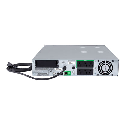 APC Smart-UPS, Line Interactive, 1500VA, Rackmount 2U, 120V, 6x NEMA 5-15R outlets, SmartConnect Port+SmartSlot, AVR, LCD