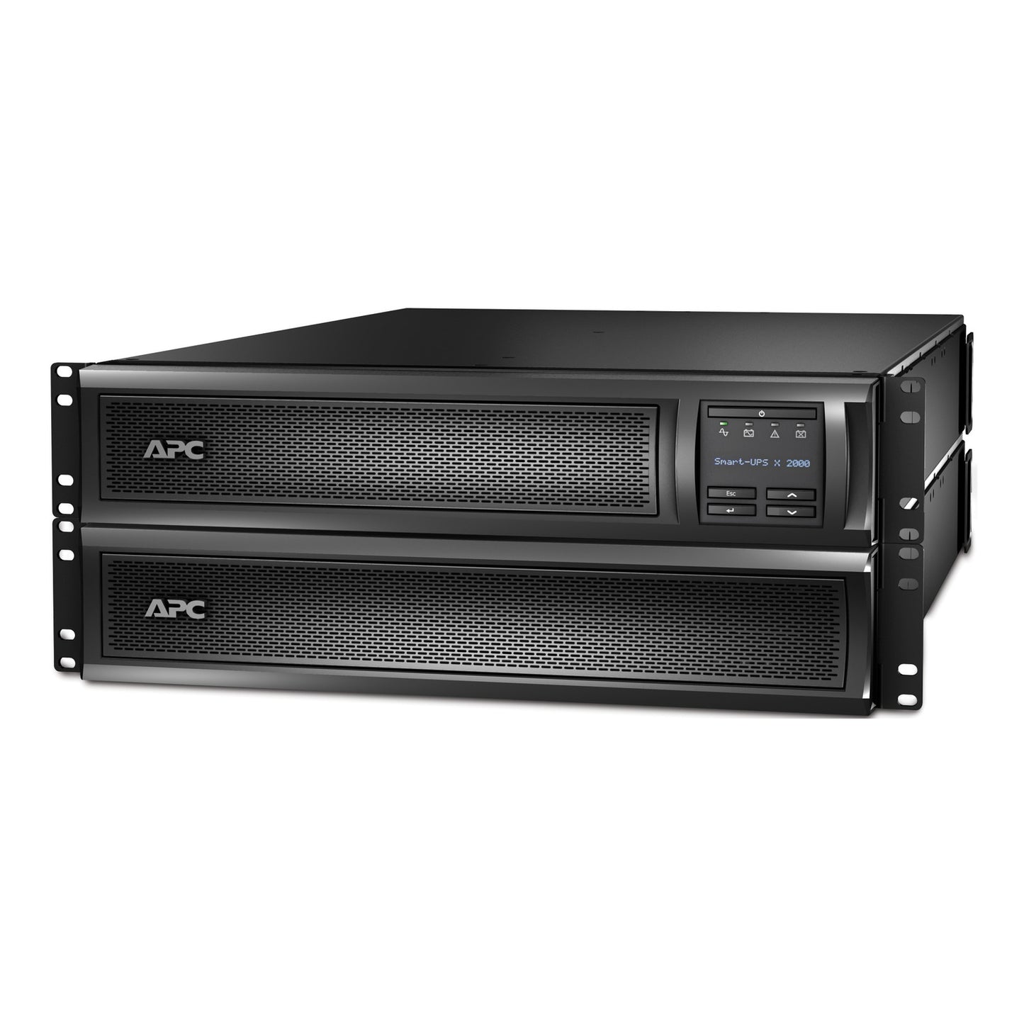 APC Smart-UPS X, Line Interactive, 2000VA, Rack/tower convertible 2U, 120V, 3x 5-15R+3x 5-20R+1x L5-20R NEMA, SmartSlot, Extended runtime