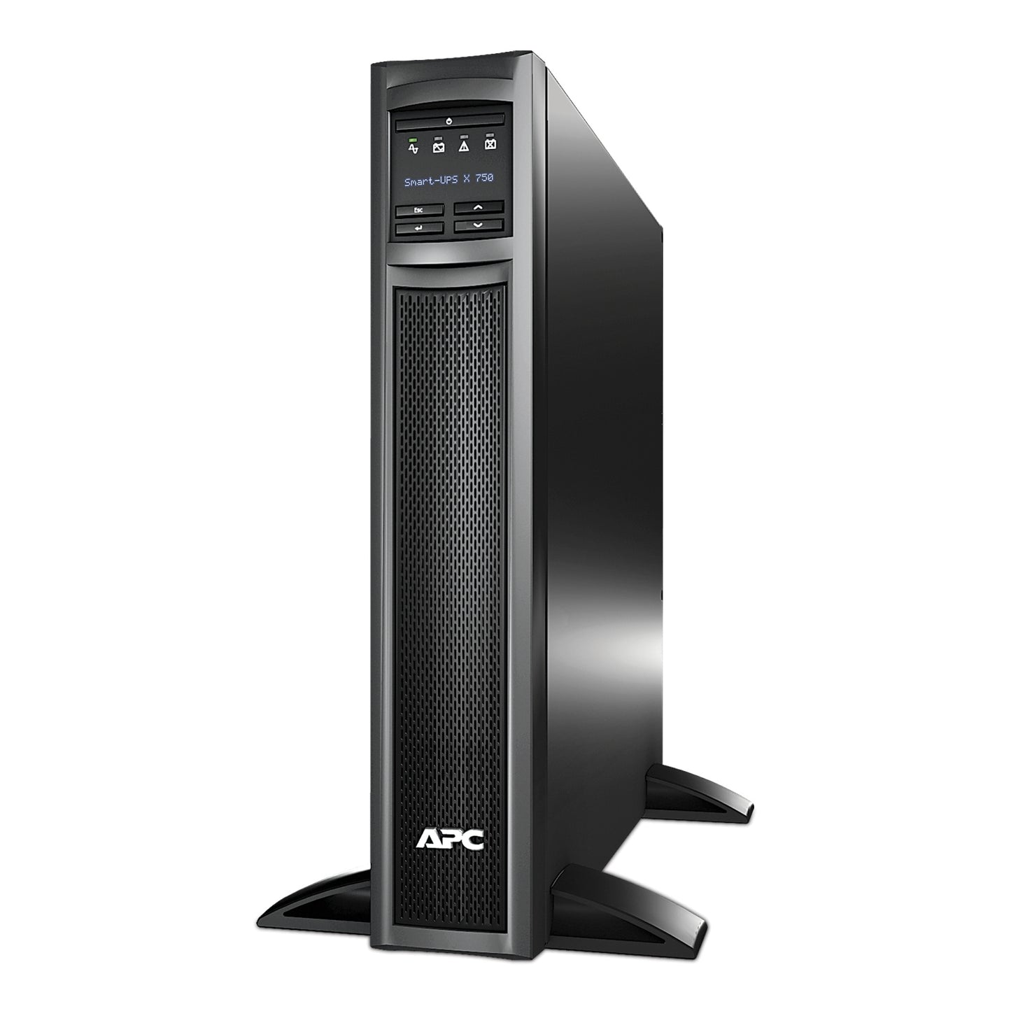 APC Smart-UPS X, Line Interactive, 750VA, Rack/tower convertible 2U, 120V, 8x 5-15R NEMA, SmartConnect port, Extended runtime