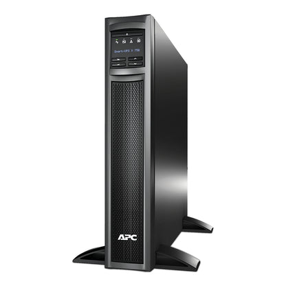 APC Smart-UPS X, Line Interactive, 750VA, Rack/tower convertible 2U, 120V, 8x 5-15R NEMA, SmartConnect port, Extended runtime