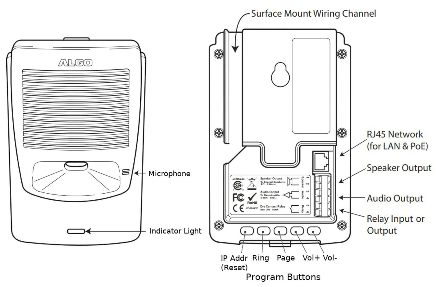 Wideband IP Speaker for Voice Paging, Emergency Alerting & Loud Ringing – PoE
