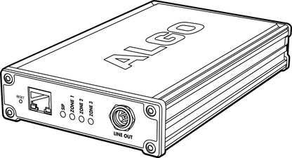 Wideband IP Paging Adapter With Zone Control for Integrating Legacy Analog Amplifiers – PoE