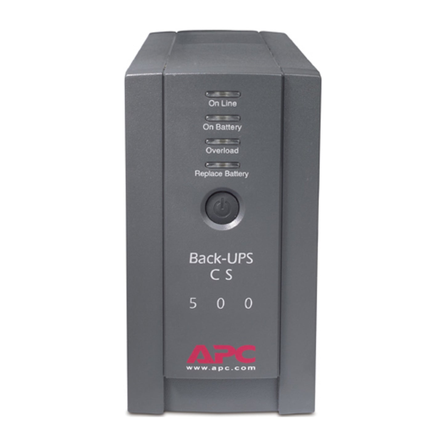 APC Back-UPS, 500VA, Tower, 120V, 6 NEMA 5-15R Outlets , User Replaceable Battery