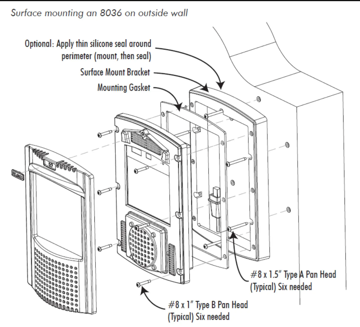 IP Video Intercom with Touch Screen for Door & Gate Entry, Unattended Lobby & Kiosk Applications – PoE