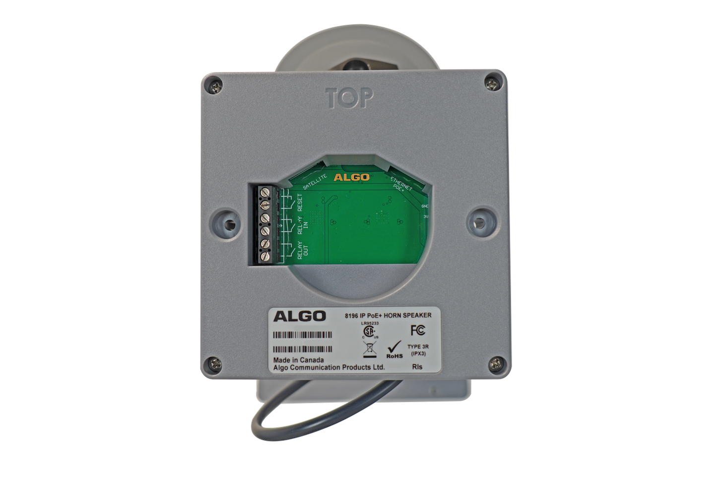 IP Horn Speaker with Algo Satellite Speaker Technology for Highly Intelligibility IP Paging, Emergency Alerting & Loud Ringing at Reduced Cost