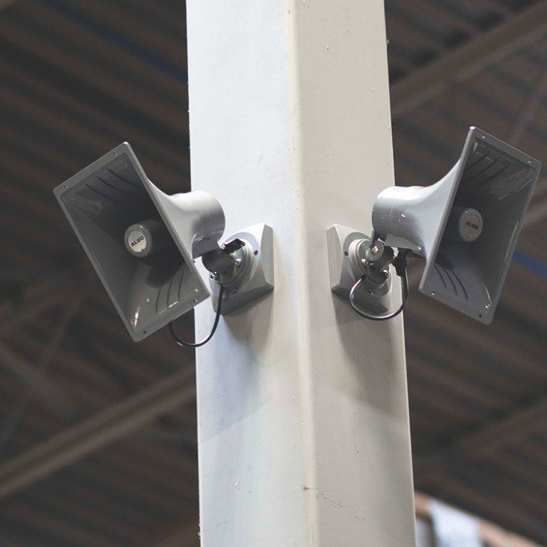 IP Horn Speaker with Algo Satellite Speaker Technology for Highly Intelligibility IP Paging, Emergency Alerting & Loud Ringing at Reduced Cost