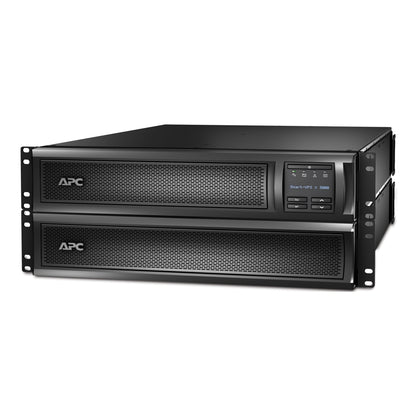 APC Smart-UPS X, Line Interactive, 3kVA, Rack/tower convertible 2U, 120V, 3x 5-15R+3x 5-20R+1x L5-30R NEMA, Network card, Extended runtime