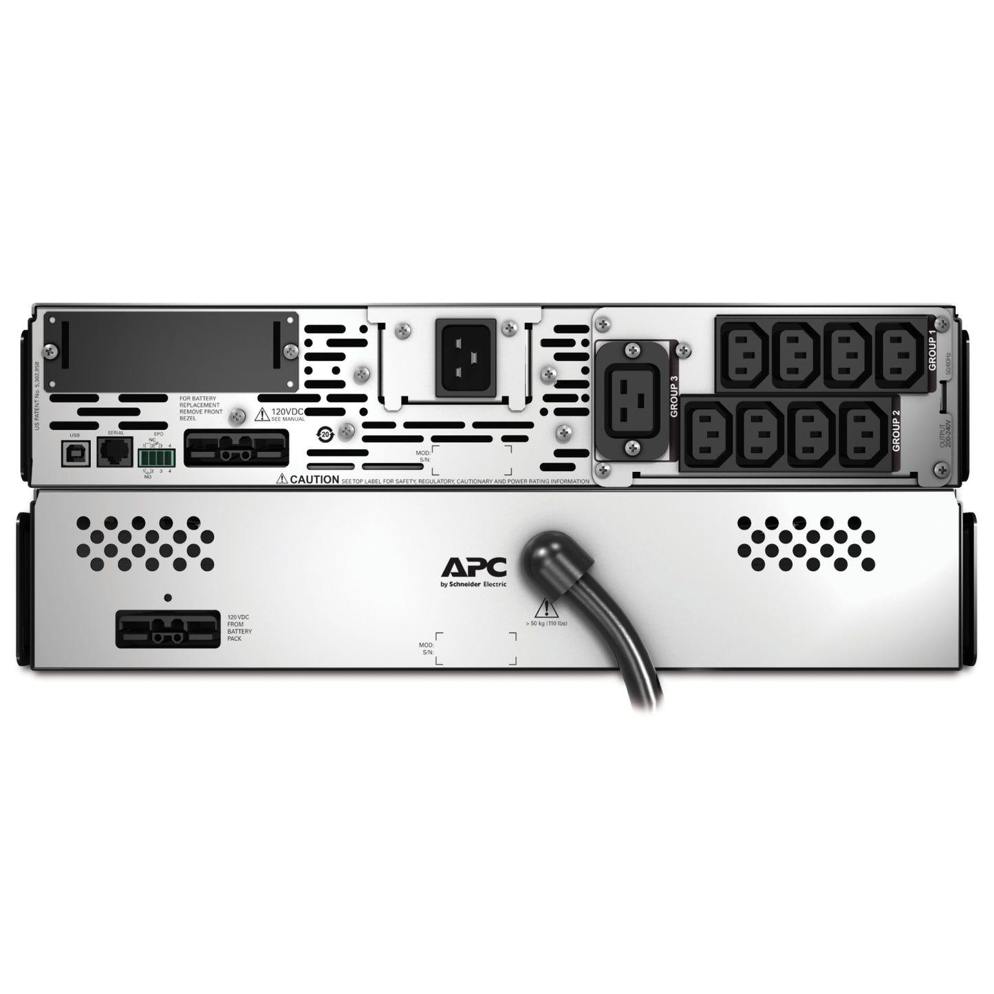 APC Smart-UPS X, Line Interactive, 3kVA, Rack/tower convertible 2U, 208V-230V, 8x C13+1x C19 IEC, SmartSlot, Extended runtime