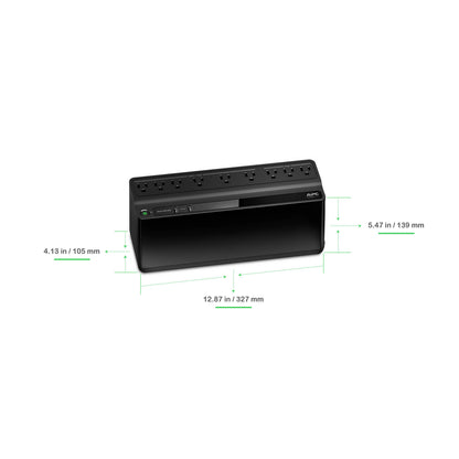 APC Back-UPS 850VA, 120V, 2 USB charging ports, 9 NEMA outlets (3 surge) Best Performance