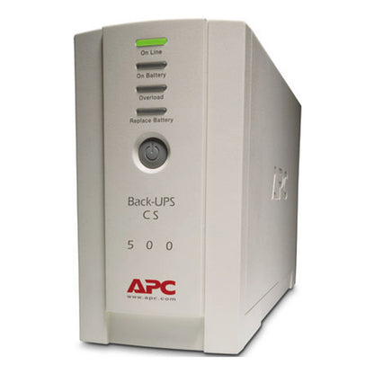 APC Back-UPS CS 500VA, 120V, beige, 6 NEMA outlets (3 surge)