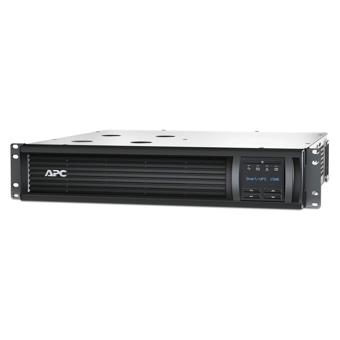 APC Smart-UPS, Line Interactive, 1500VA, Rackmount 2U, 120V, 6x NEMA 5-15R outlets, SmartConnect Port+SmartSlot, AVR, LCD
