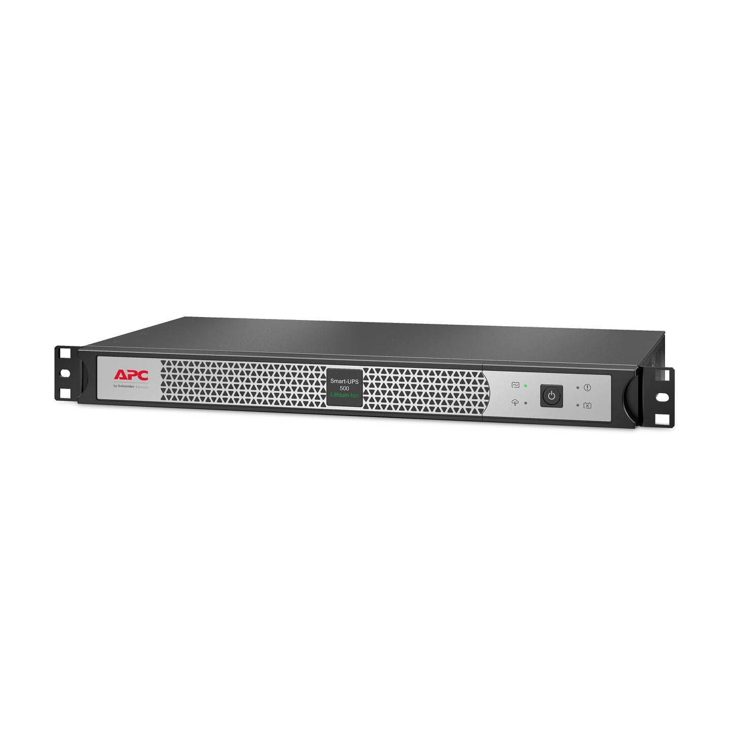 APC Smart-UPS, Line Interactive, 500VA, Lithium-ion, Rackmount 1U, 120V, 4x NEMA 5-15R outlets, SmartConnect Port, Short Depth