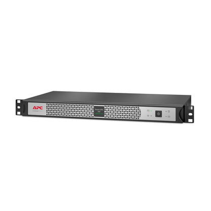 APC Smart-UPS, Line Interactive, 500VA, Lithium-ion, Rackmount 1U, 120V, 4x NEMA 5-15R outlets, SmartConnect Port, Short Depth