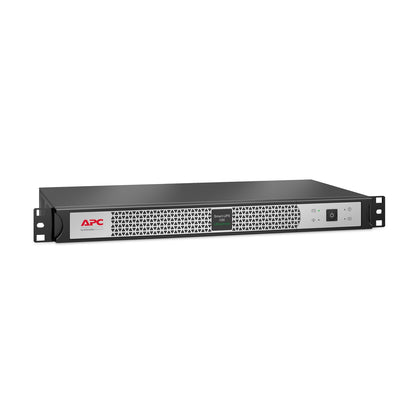 APC Smart-UPS, Line Interactive, 500VA, Lithium-ion, Rackmount 1U, 120V, 4x NEMA 5-15R outlets, SmartConnect Port, Short Depth