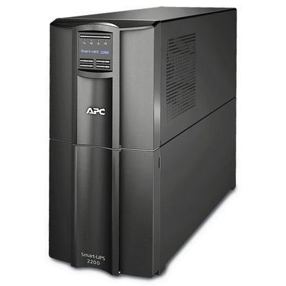 APC Smart-UPS, Line Interactive, 2200VA, Tower, 120V, 8x NEMA 5-15R+2x NEMA 5-20R outlets, SmartConnect Port+SmartSlot, AVR, LCD