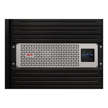 APC Smart-UPS, Line Interactive, 1500VA, Lithium-ion, Rackmount 3U, 120V, 6x NEMA 5-15R outlets, SmartConnect Port+Network Card, Short Depth, AVR, LCD