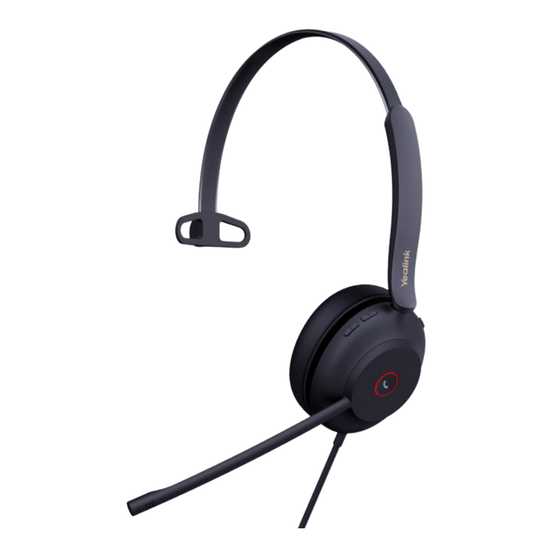 Yealink UH37 Mono USB Wired Headset for Microsoft Teams