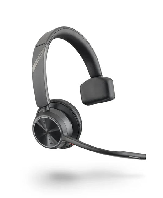 Poly Voyager 4310 UC Single Speaker Wireless Bluetooth Headset with Stand