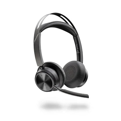 Poly Voyager Focus 2 UC | Professional Noise Cancelling Headset USB-A with Stand