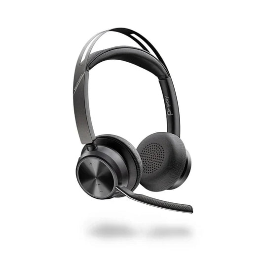 Poly Voyager Focus 2 UC | Professional Noise Cancelling Headset USB-A with Stand